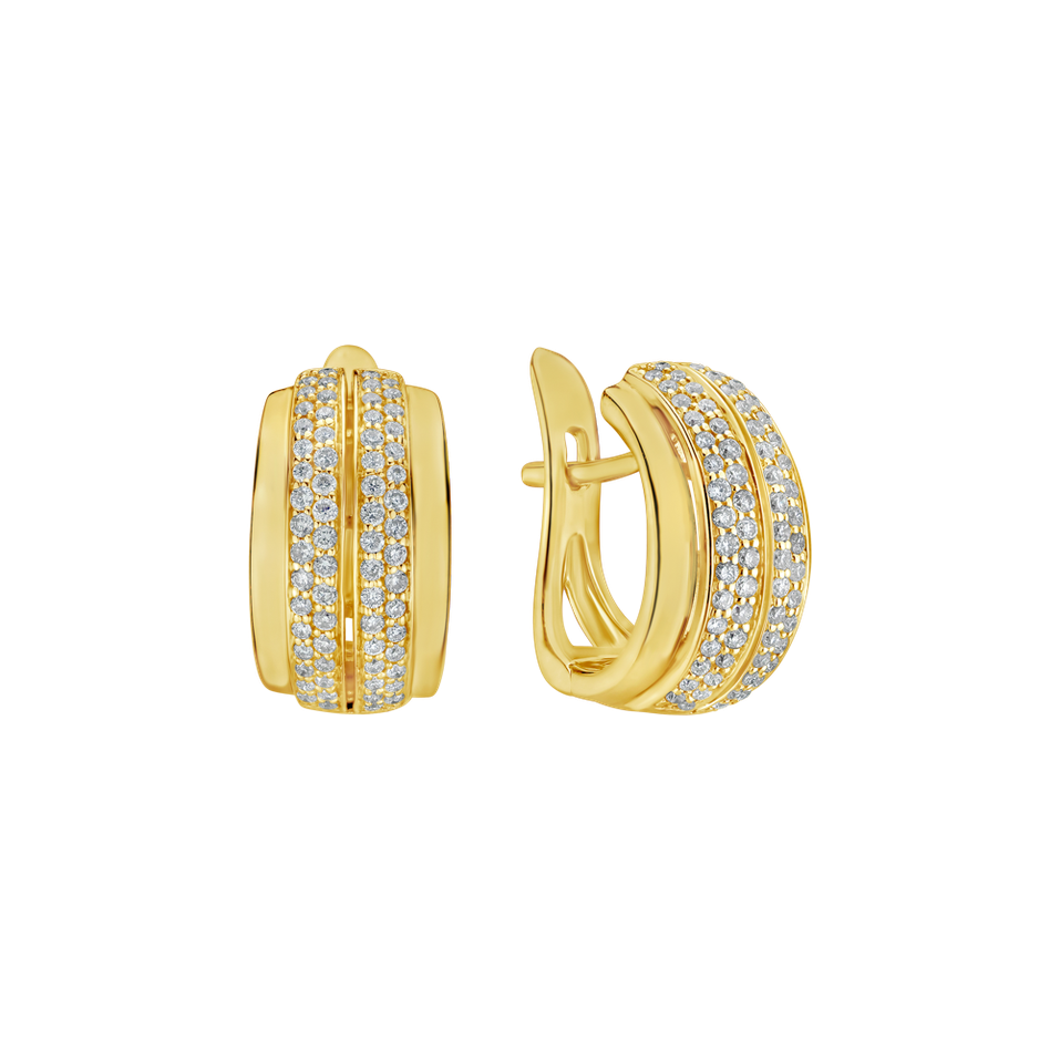 Náušnice s diamanty Amazing Secret