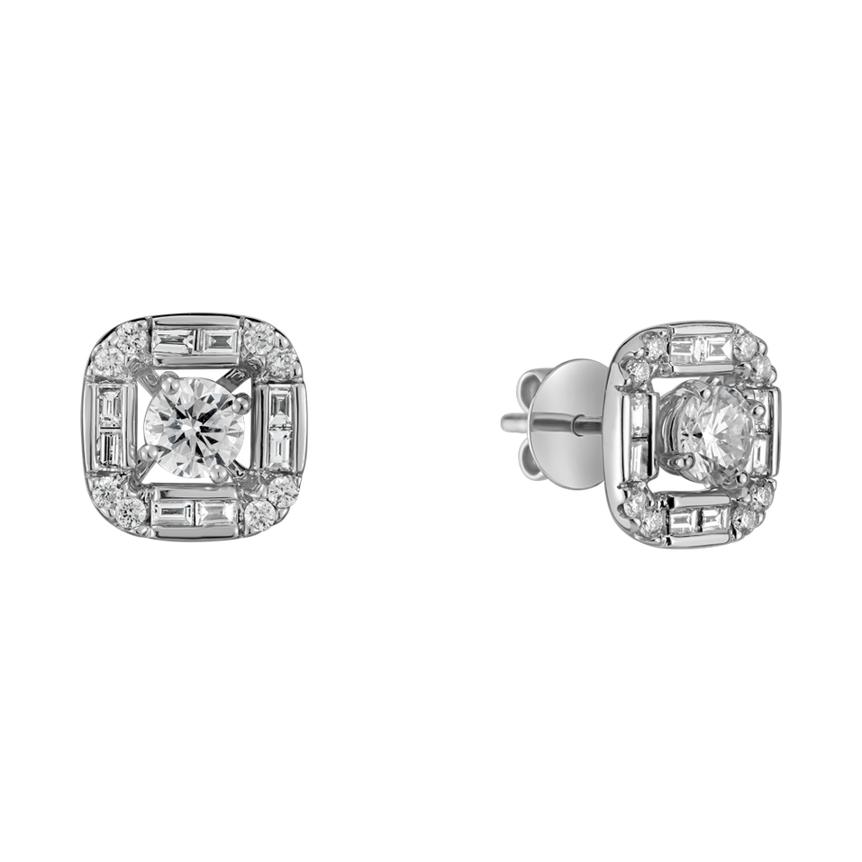 Náušnice s diamanty Clement