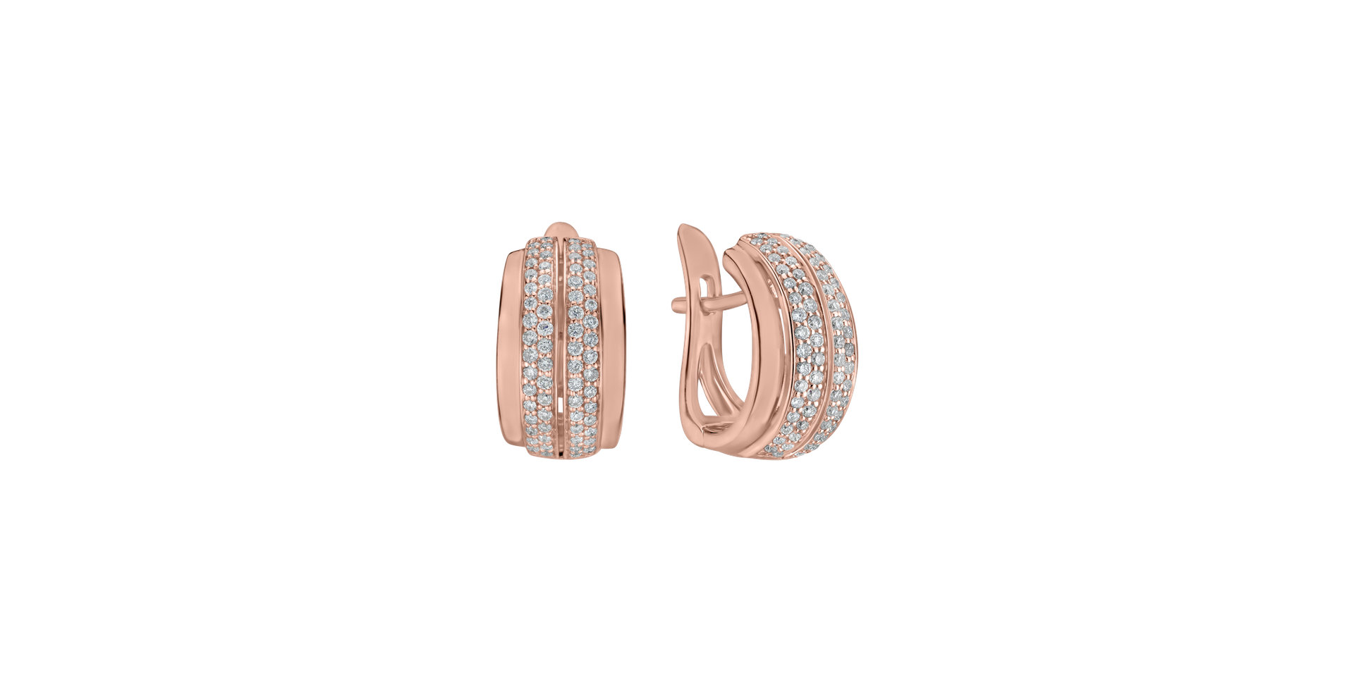 Náušnice s diamanty Amazing Secret