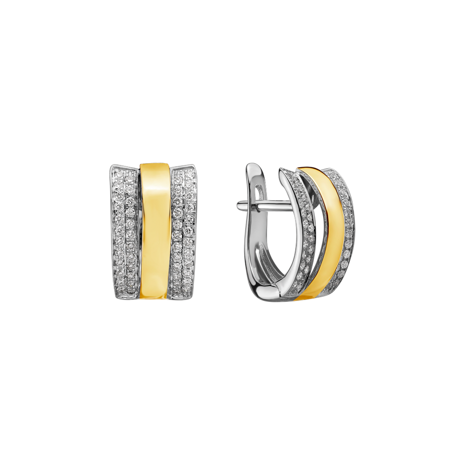 Náušnice s diamanty Dream Symetry