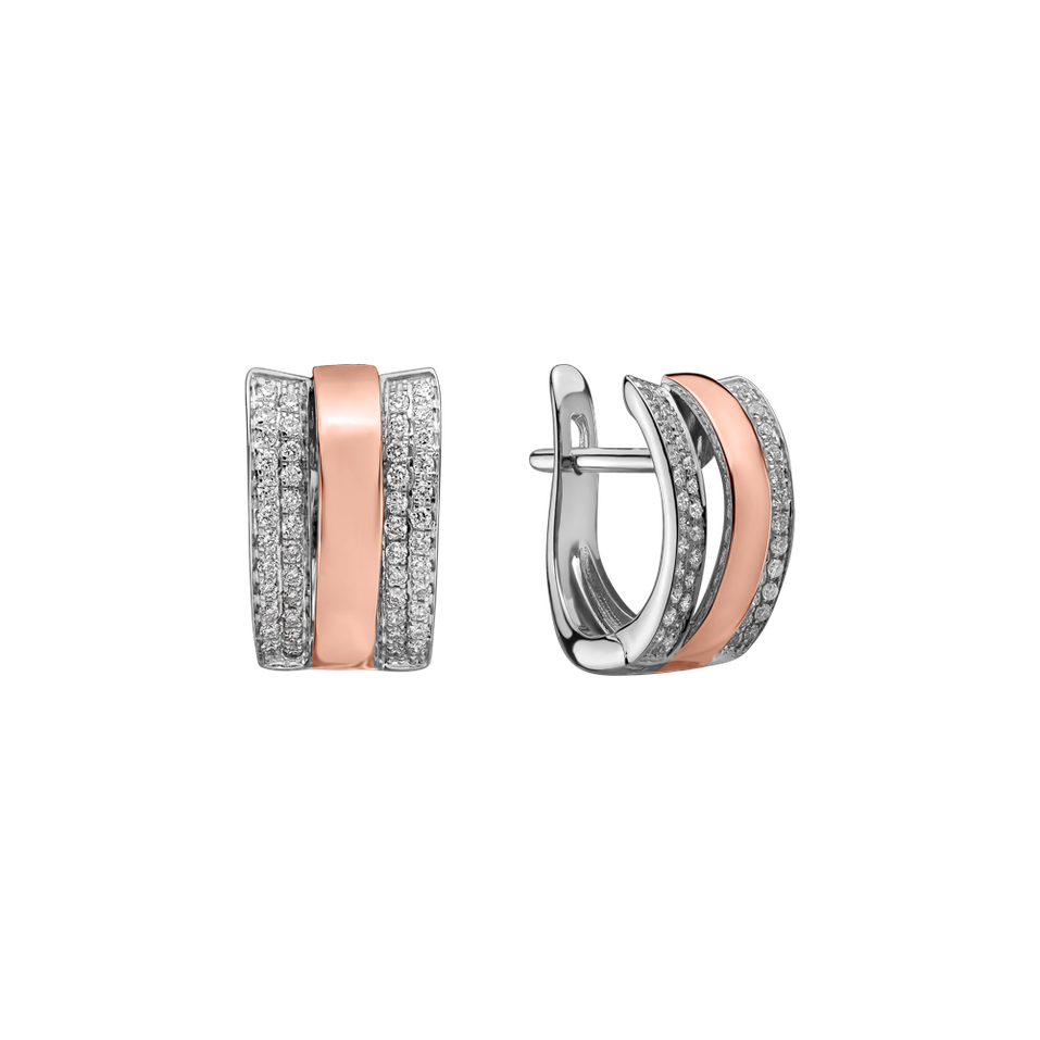 Náušnice s diamanty Dream Symetry