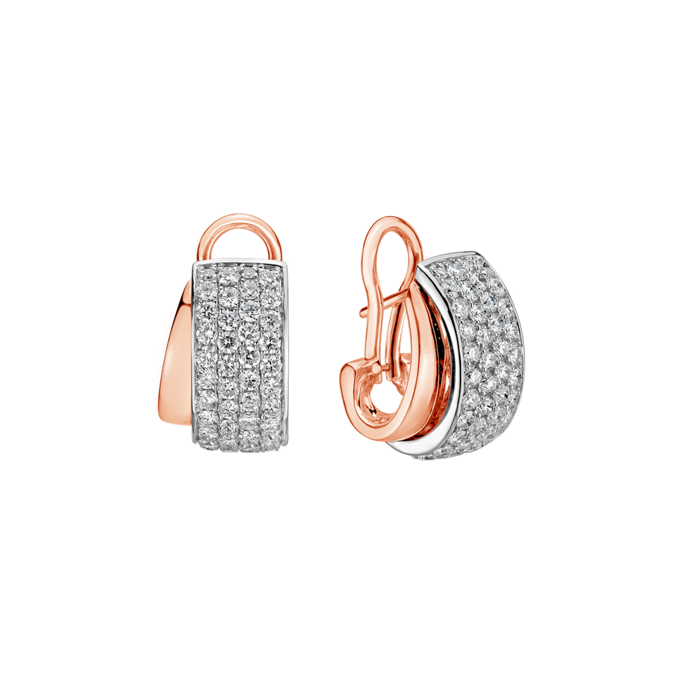 Náušnice s diamanty Galaxy Poem