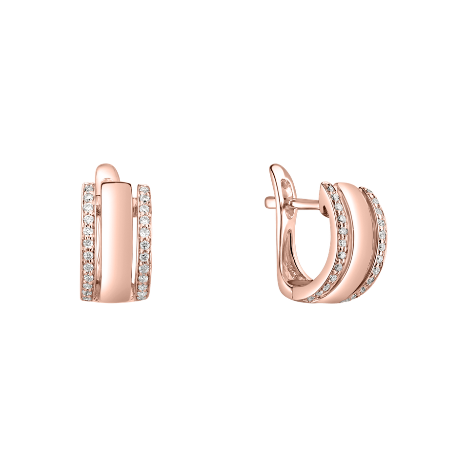 Náušnice s diamanty Amazing Symetry