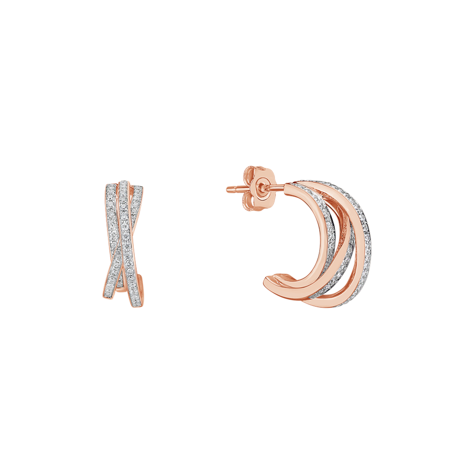 Náušnice s diamanty Infinite Dream