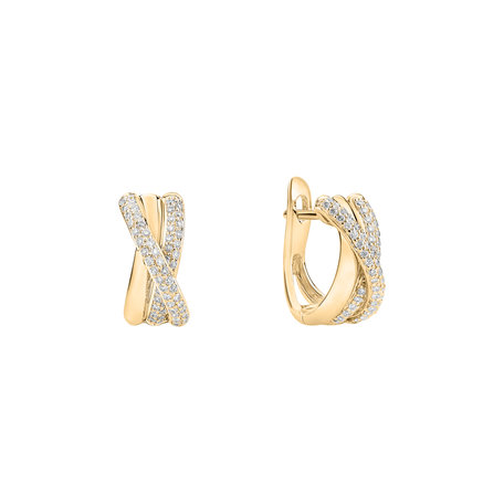 Náušnice s diamanty Arachné Heaven