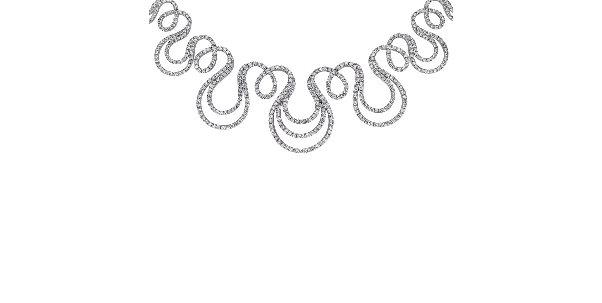 Náhrdelník s diamanty waves of happiness