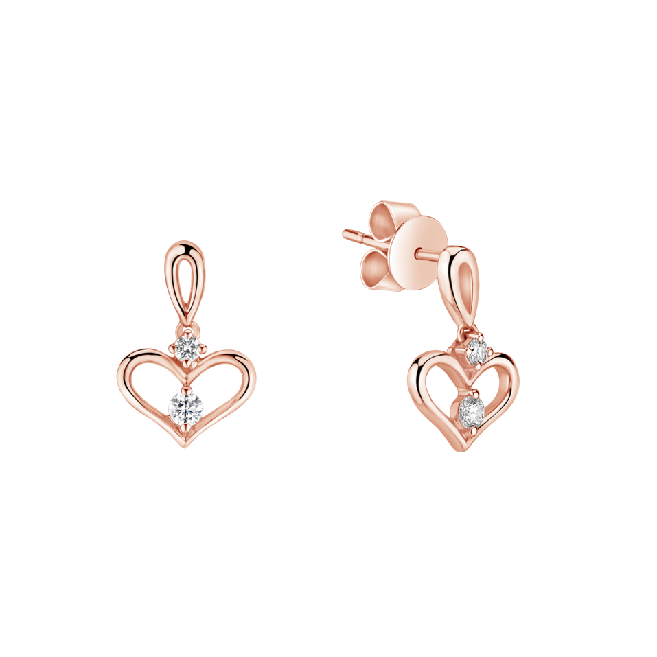 Náušnice s diamanty Michalina
