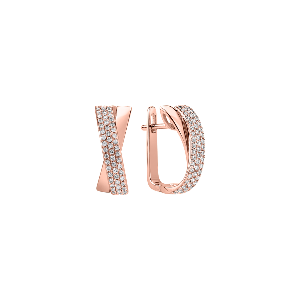 Náušnice s diamanty Charming Mania