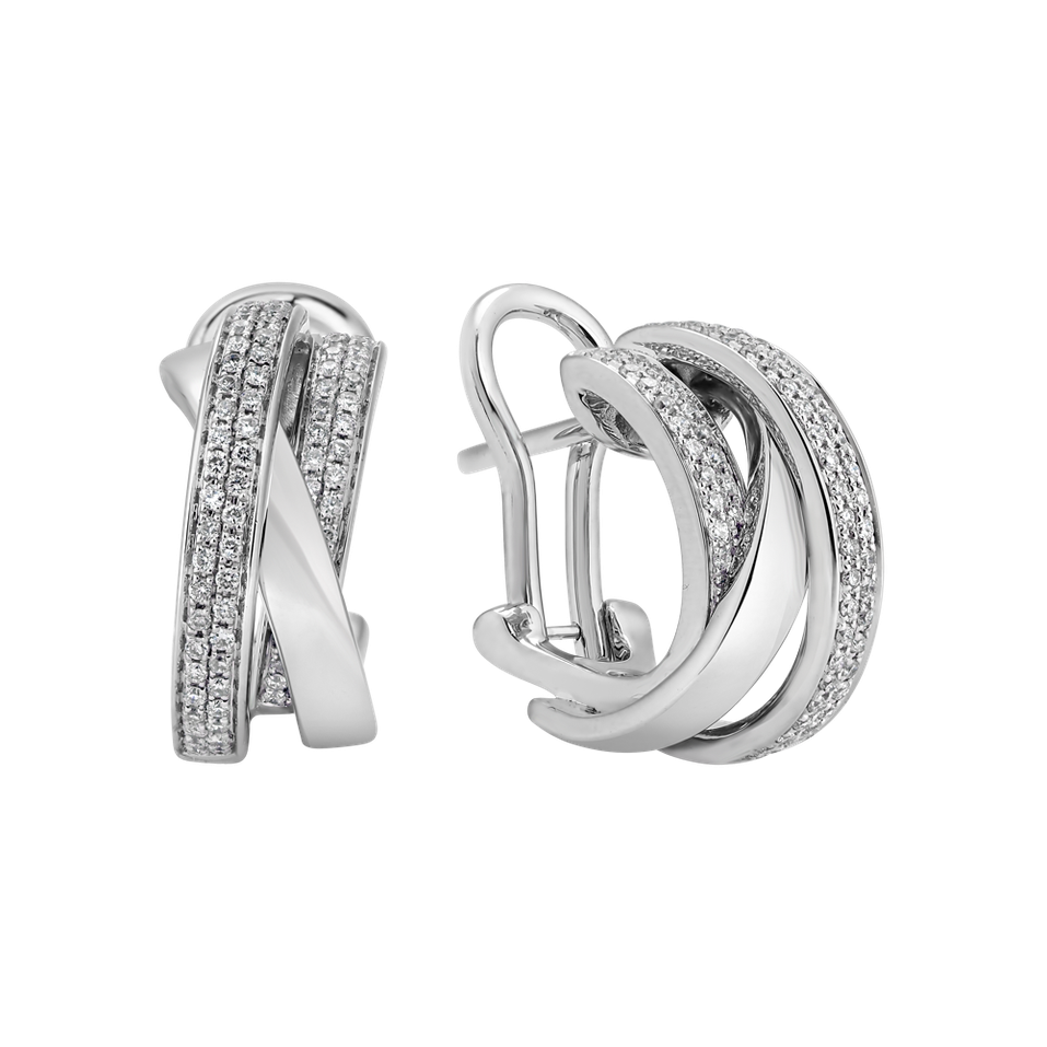 Náušnice s diamanty Miracle Labyrinth