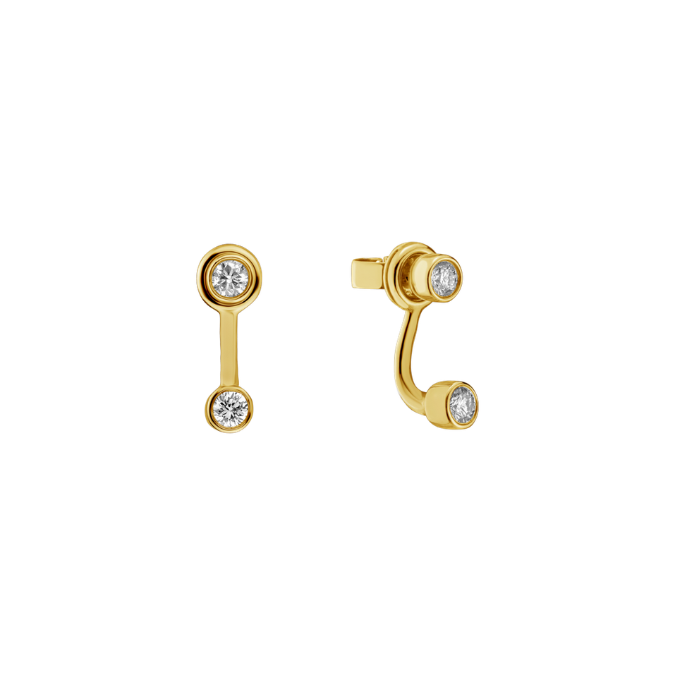 Náušnice s diamanty Lottie