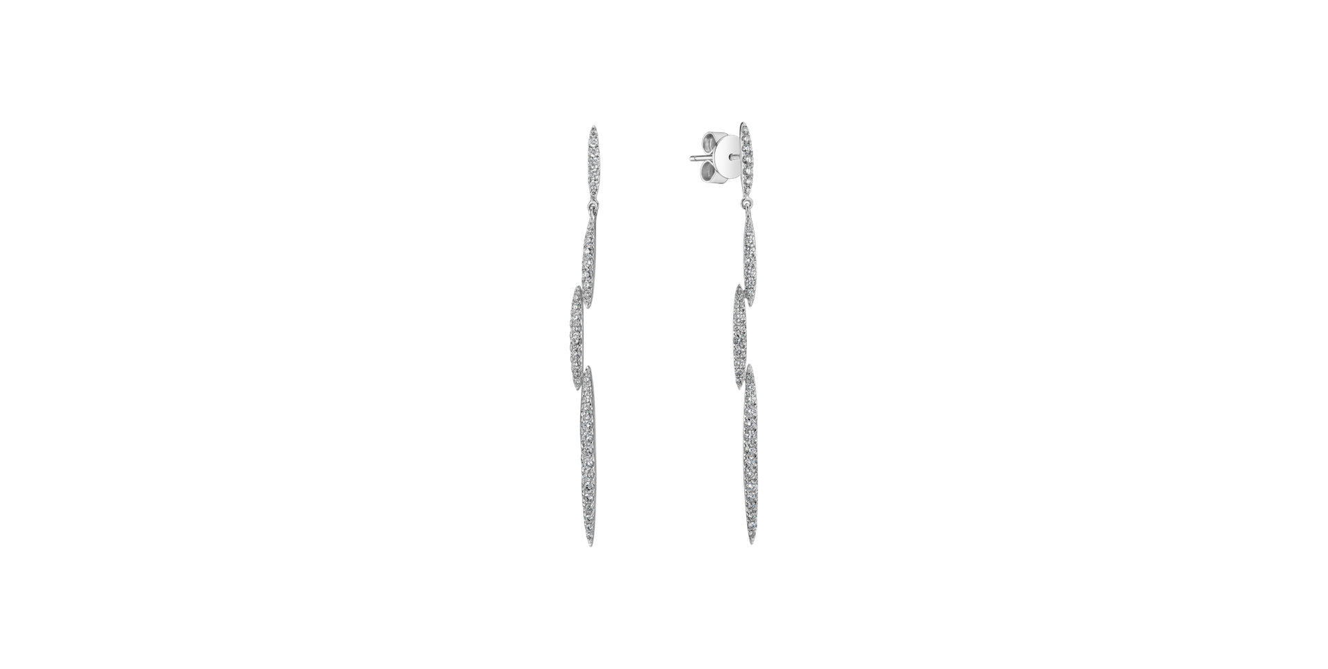 Náušnice s diamanty Dardas