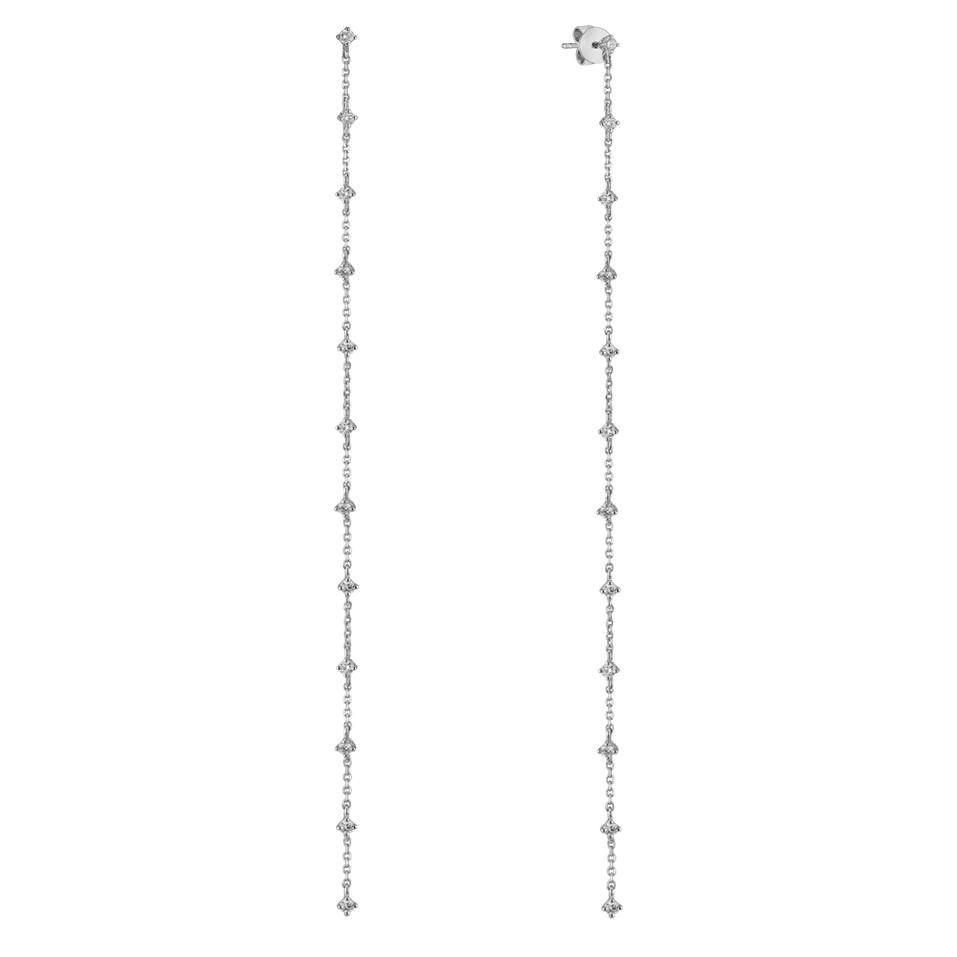 Náušnice s diamanty Ardena