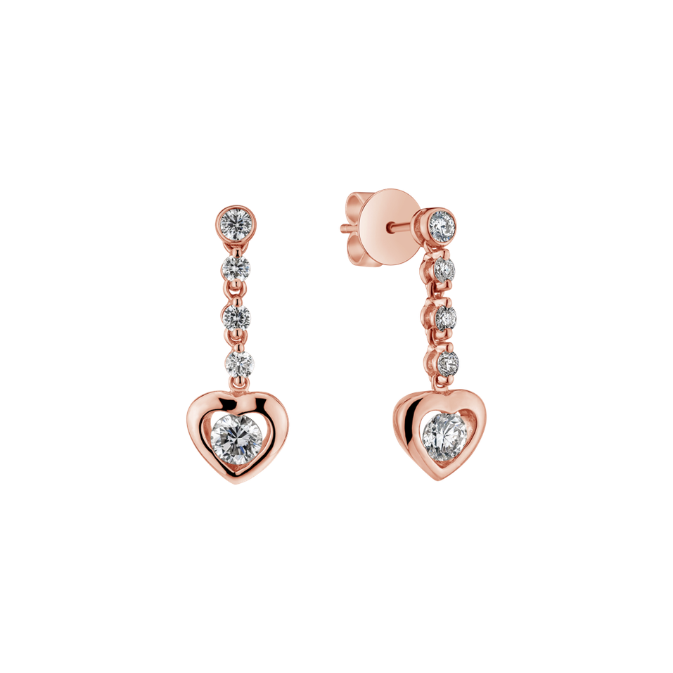 Náušnice s diamanty Serraphic Love