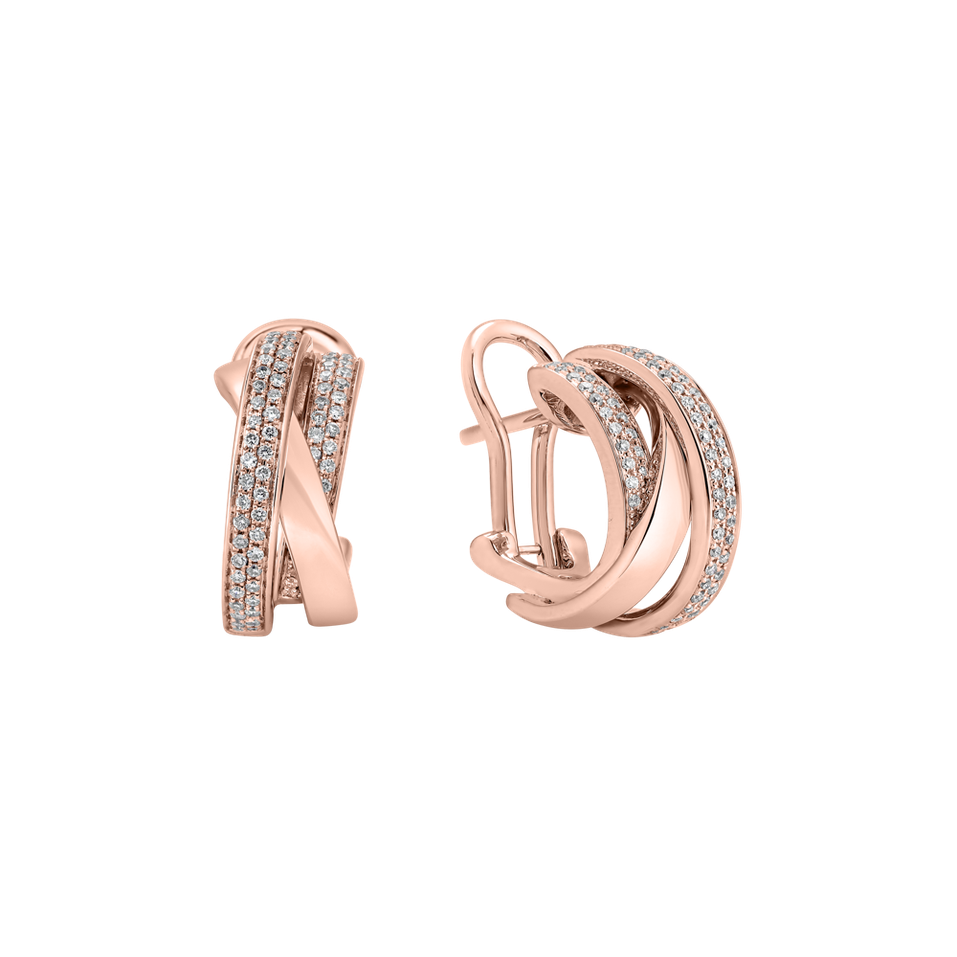 Náušnice s diamanty Miracle Labyrinth