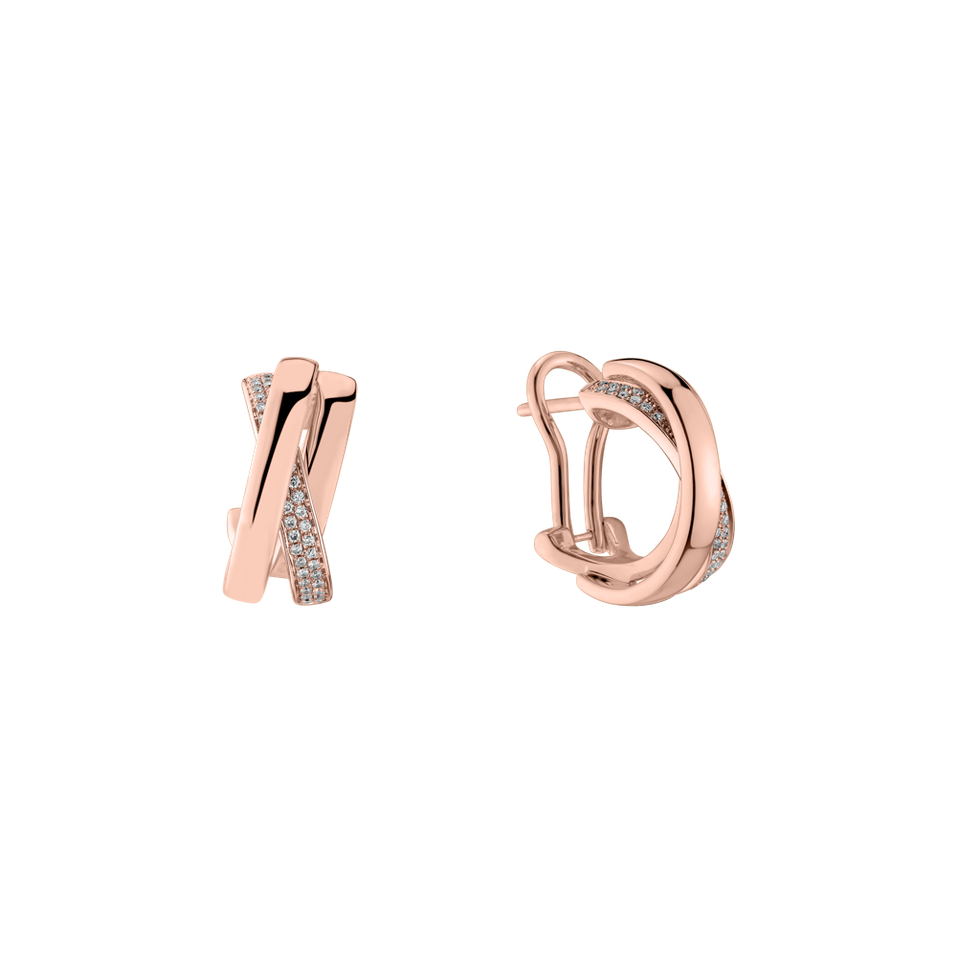 Náušnice s diamanty Miracle Labyrinth