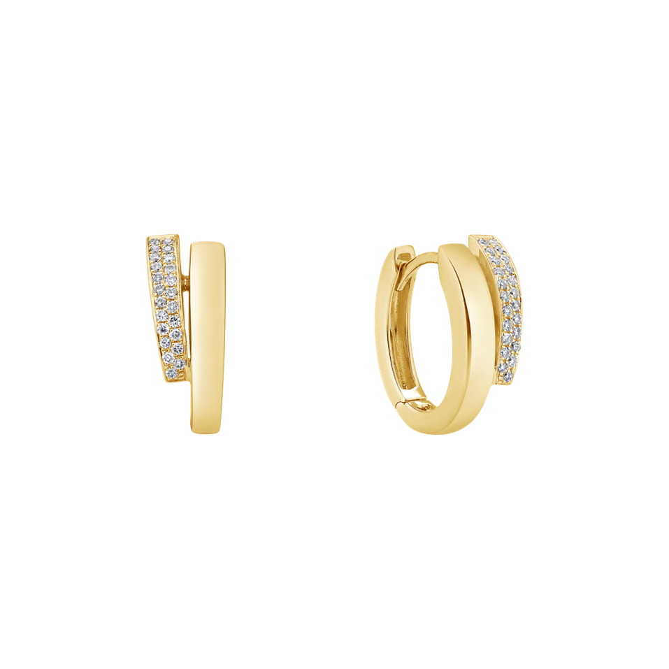 Náušnice s diamanty Radiant Feeling