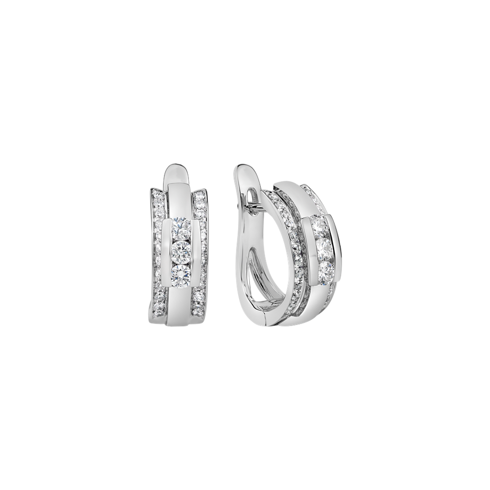 Náušnice s diamanty Amazing Mosaic