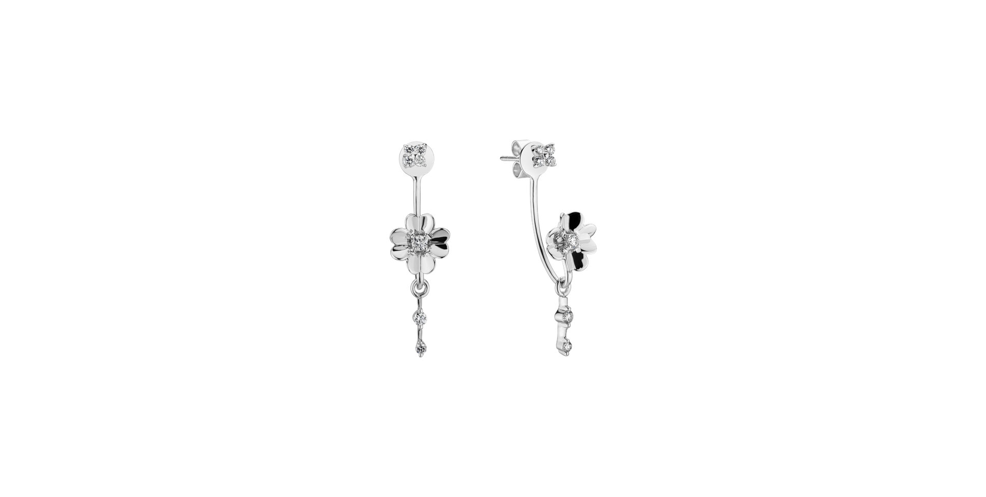 Náušnice s diamanty Meadow Token