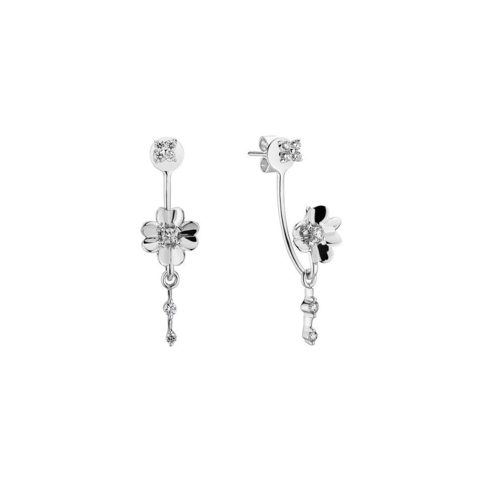 Náušnice s diamanty Meadow Token