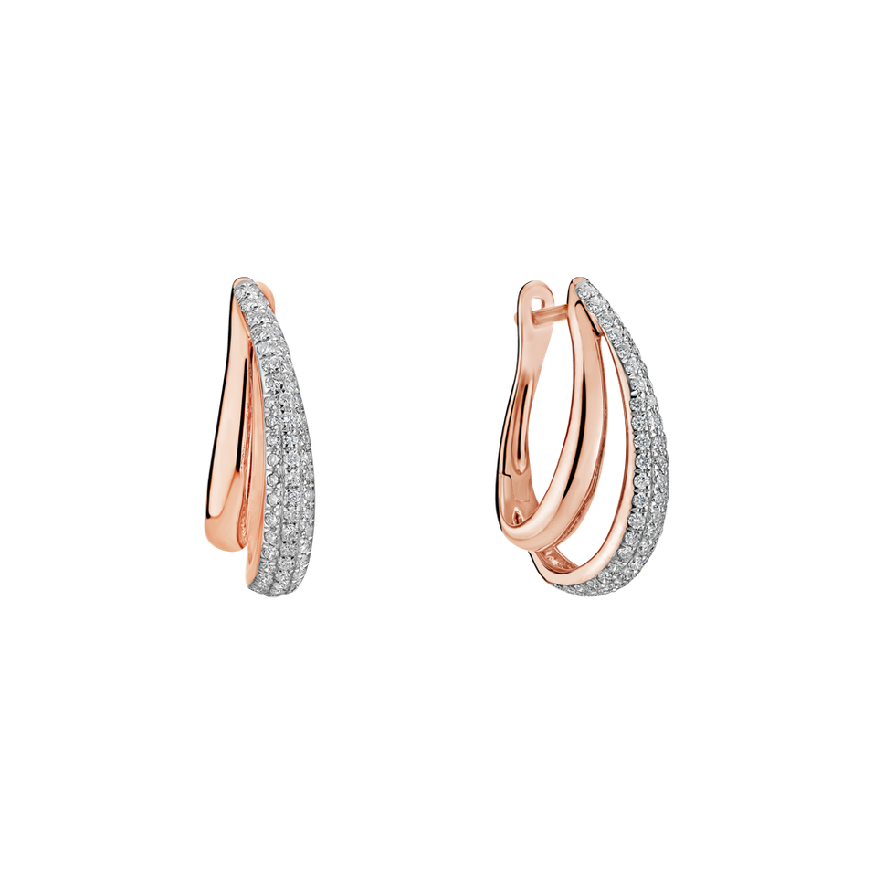 Náušnice s diamanty Junaid