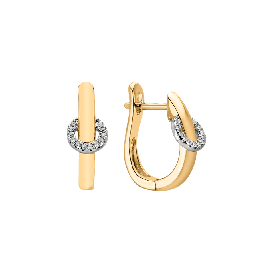 Náušnice s diamanty Moonlight Streamer