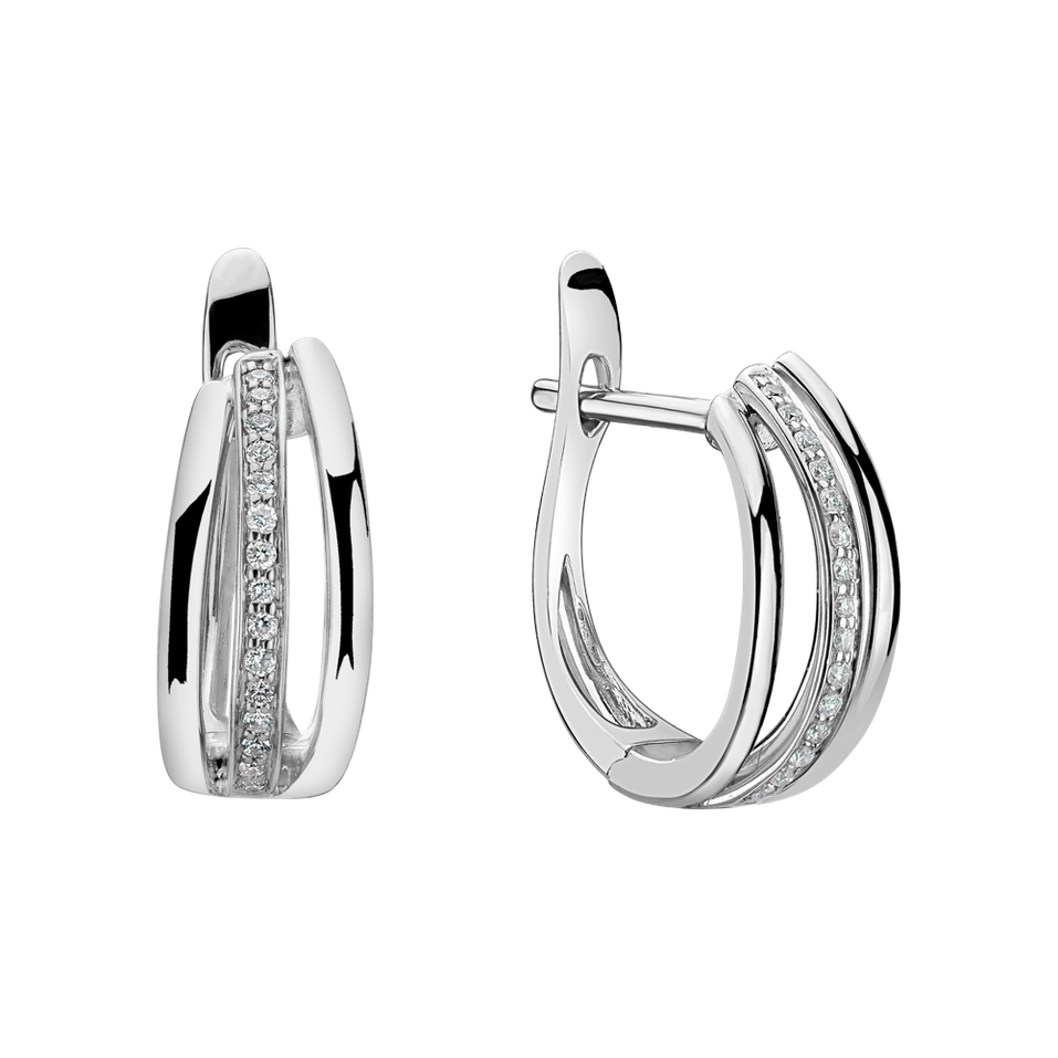 Náušnice s diamanty Vanessa