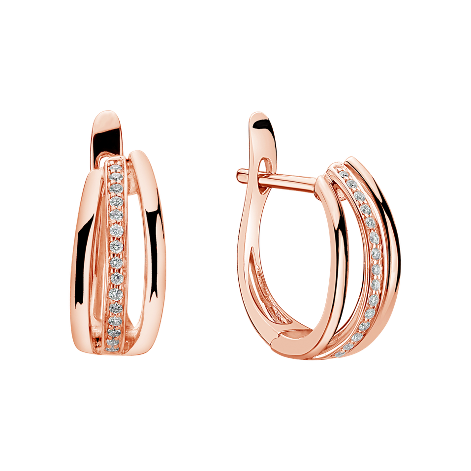 Náušnice s diamanty Vanessa