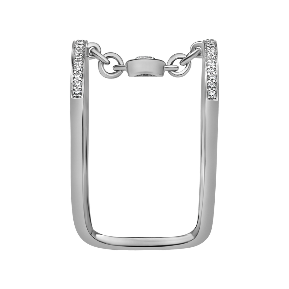 Prsten s diamanty Graceful Lure