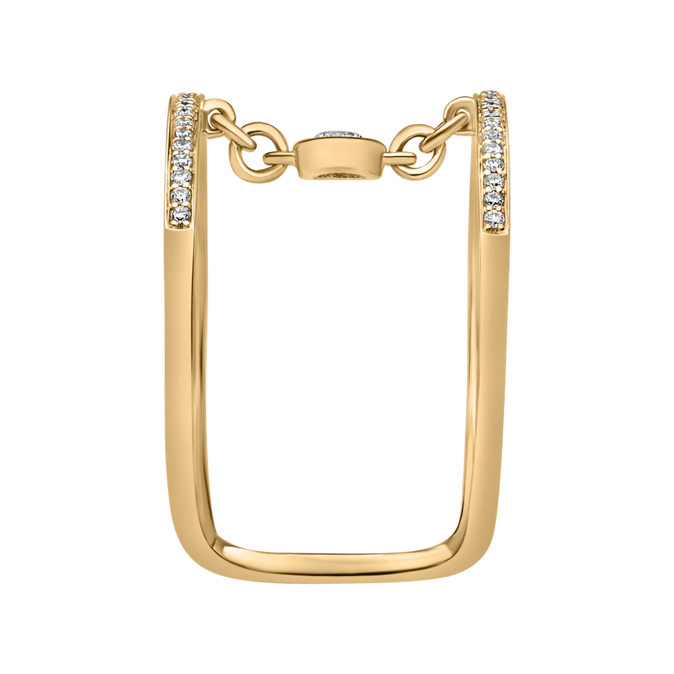 Prsten s diamanty Graceful Lure