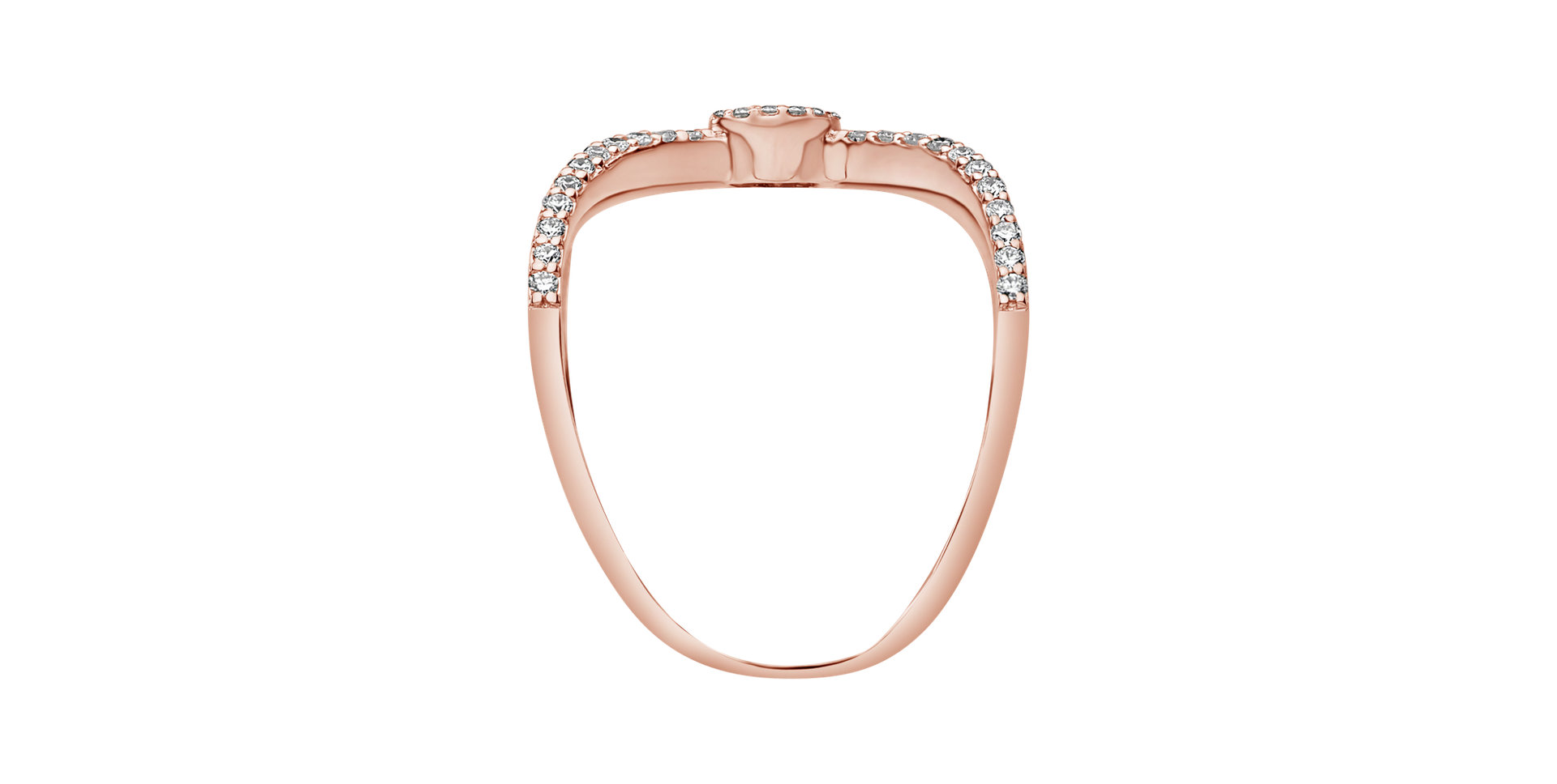 Prsten s diamanty Lustrous Charm