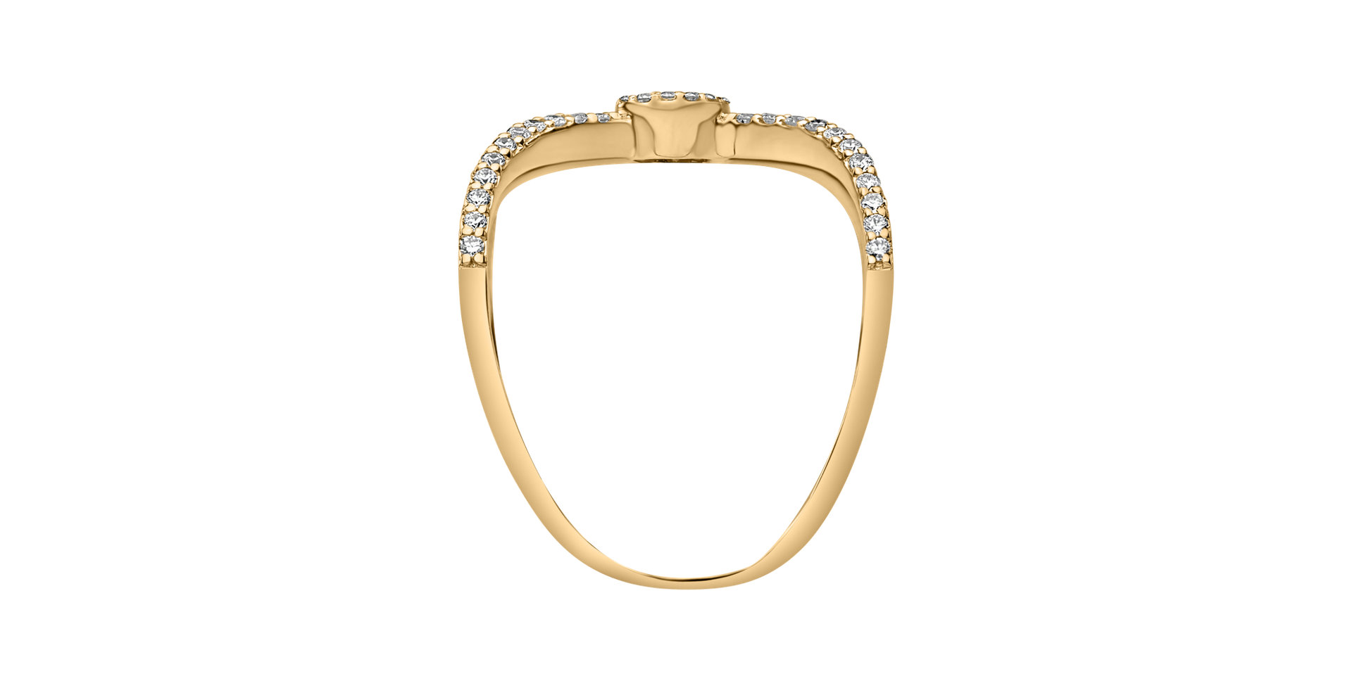 Prsten s diamanty Lustrous Charm