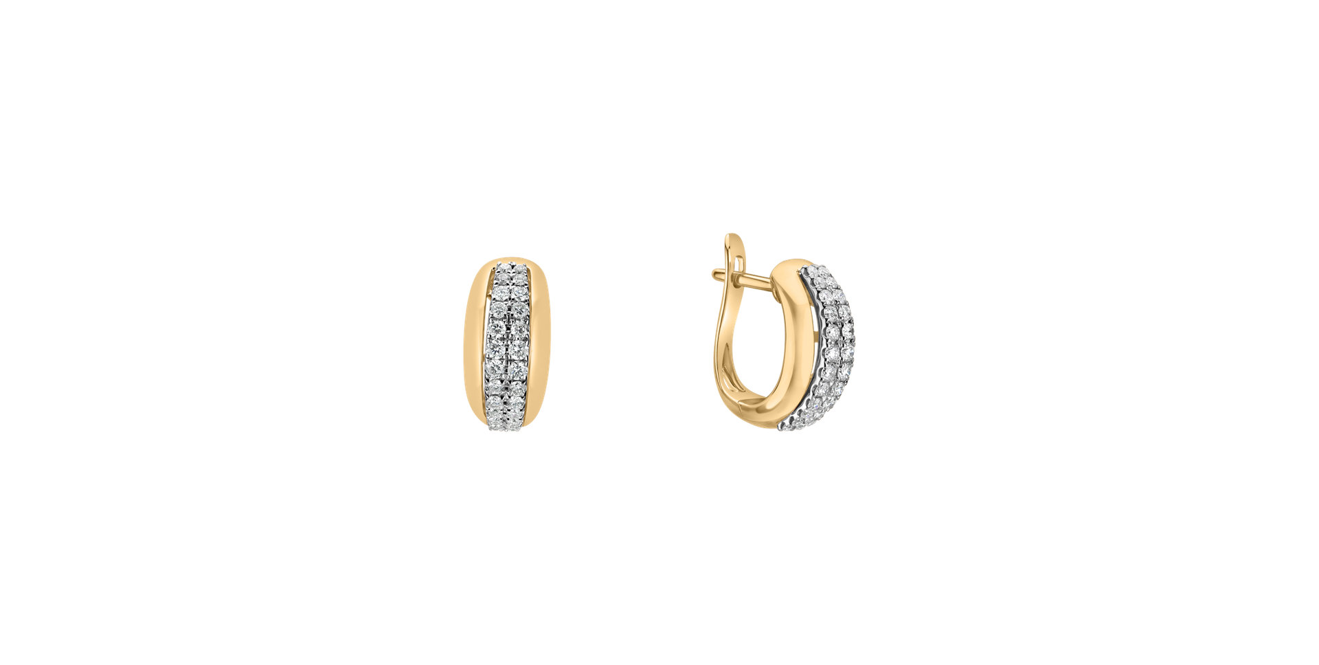 Náušnice s diamanty Sunshine Tears