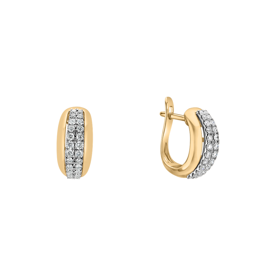 Náušnice s diamanty Sunshine Tears