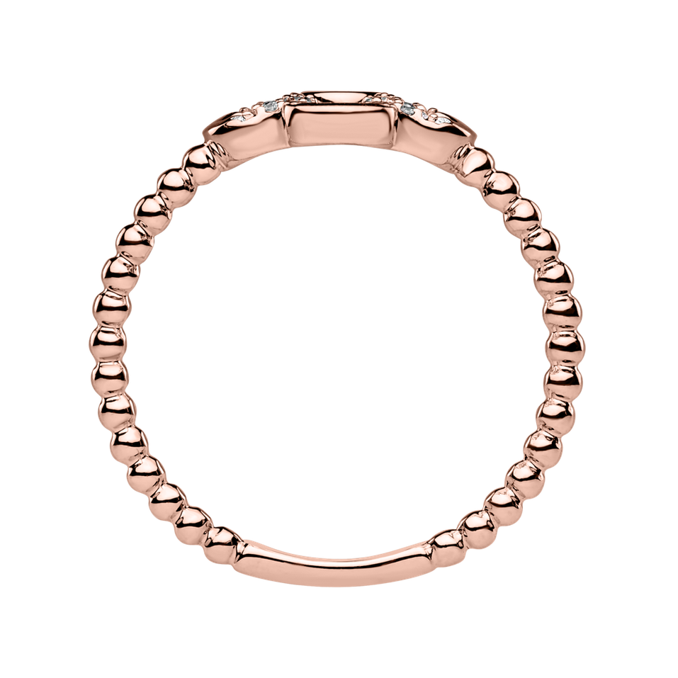 Prsten s diamanty Shiny Petals