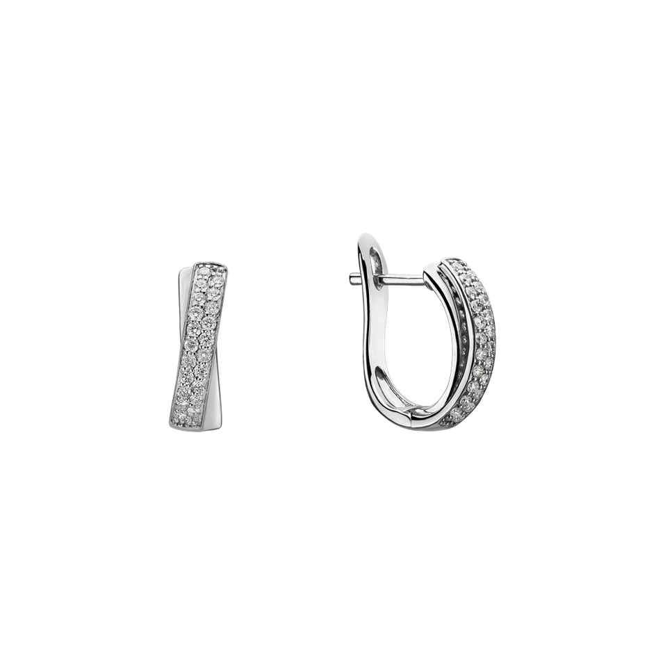 Náušnice s diamanty Sparkling Mosaic