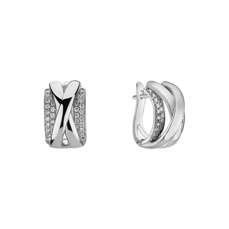 Náušnice s diamanty Galaxy Signature