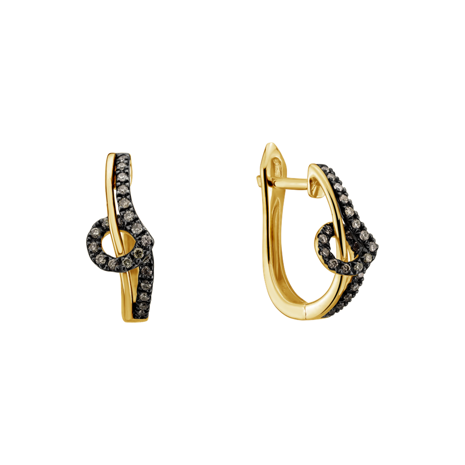 Náušnice s diamanty Shine Melody