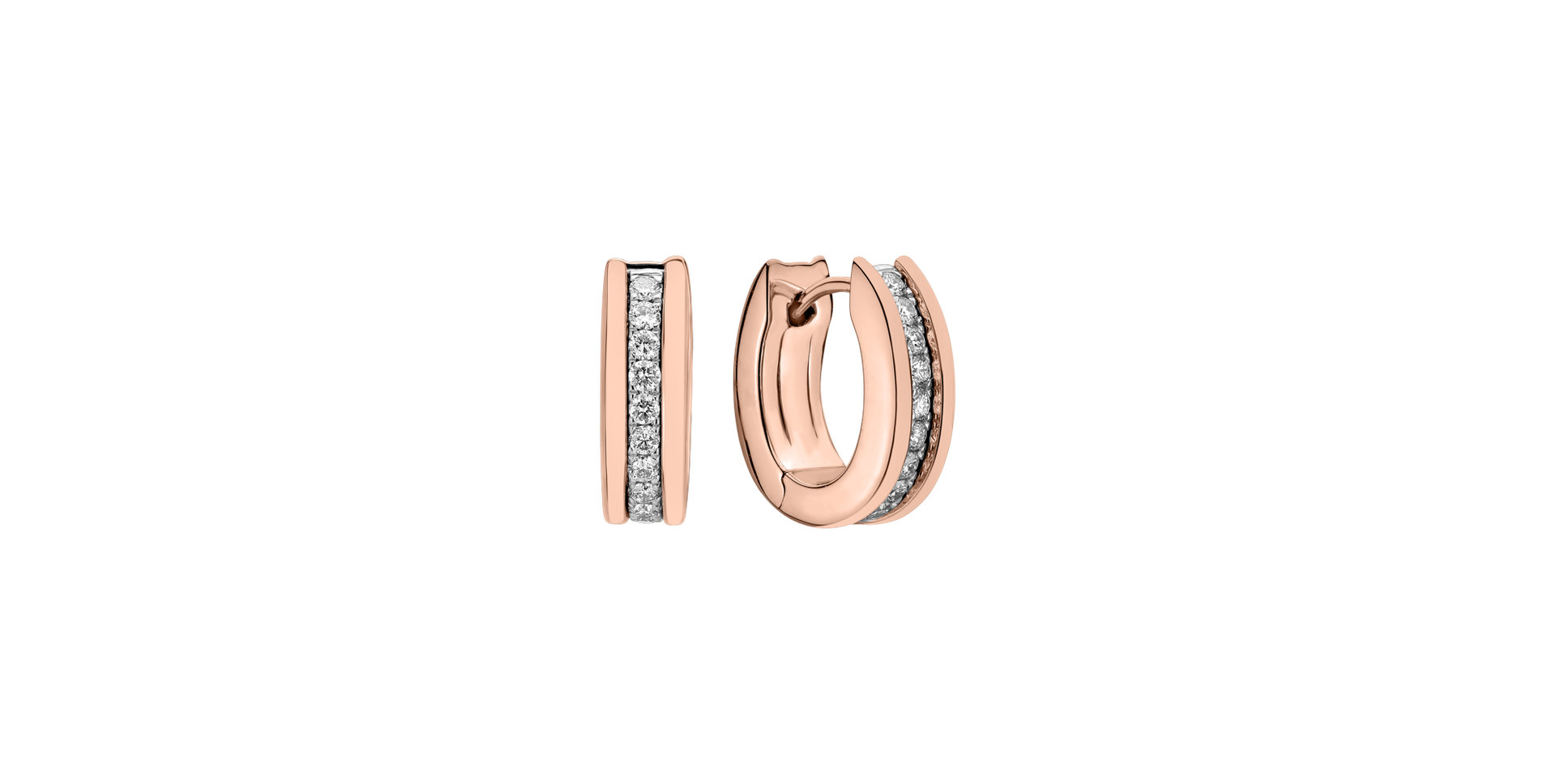 Náušnice s diamanty Ray of Light