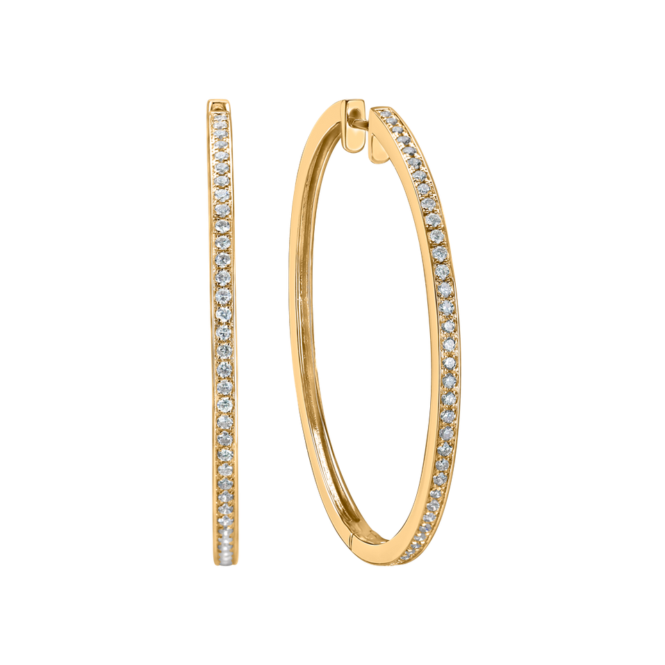 Náušnice s diamanty Wonder Rain