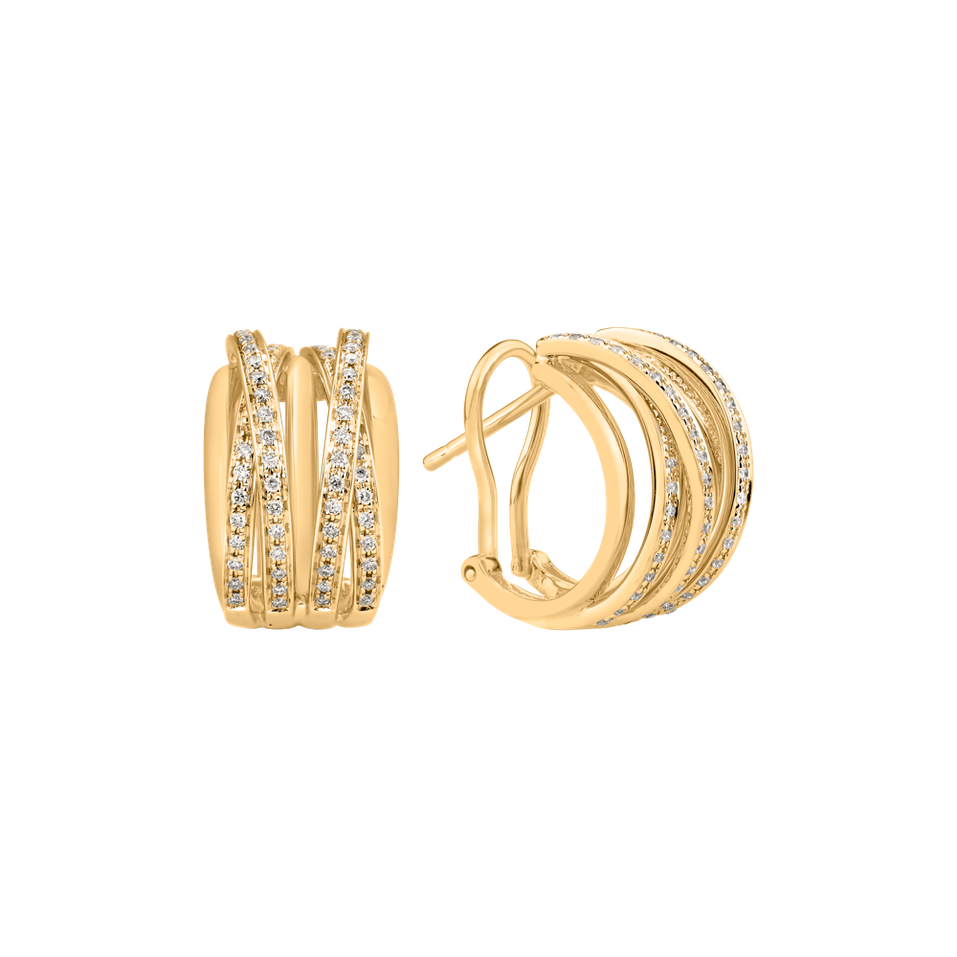 Náušnice s diamanty Galaxy Treasure