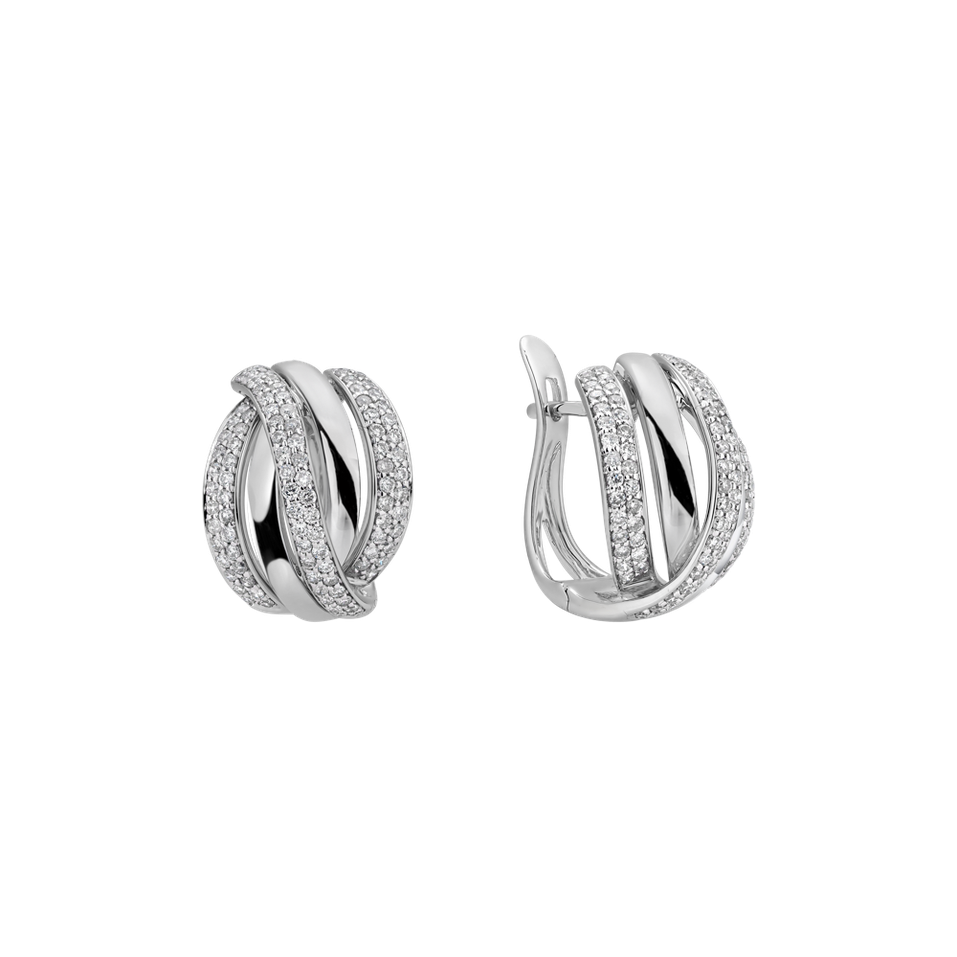 Náušnice s diamanty Festive Moment