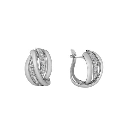 Náušnice s diamanty Festive Moment