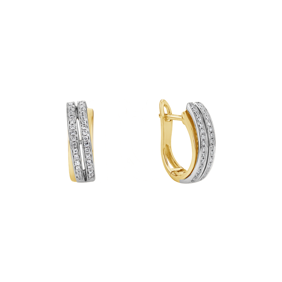 Náušnice s diamanty Precious Sunray