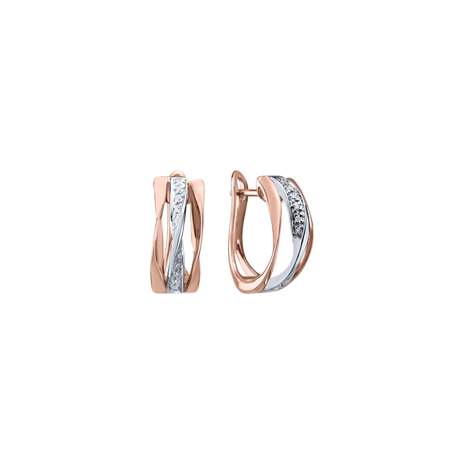 Náušnice s diamanty True Elegance