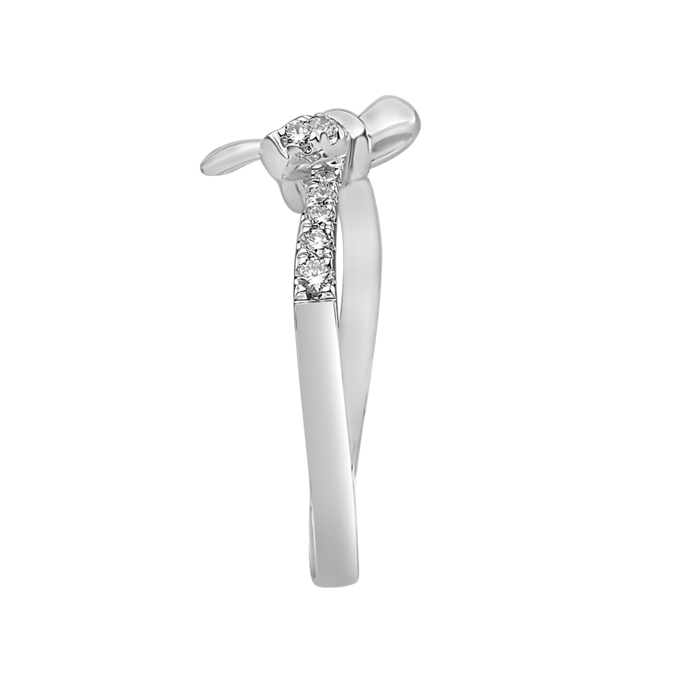 Prsten s diamanty Shiny Ribbon