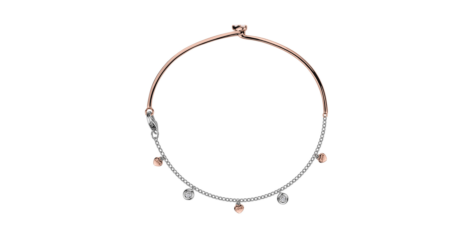 Náramek s diamanty Daela