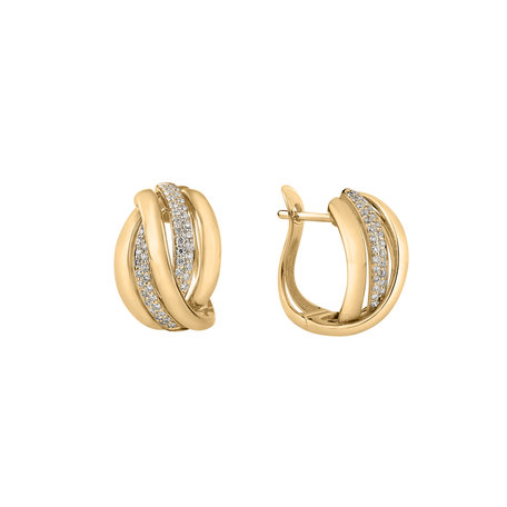 Náušnice s diamanty Festive Moment