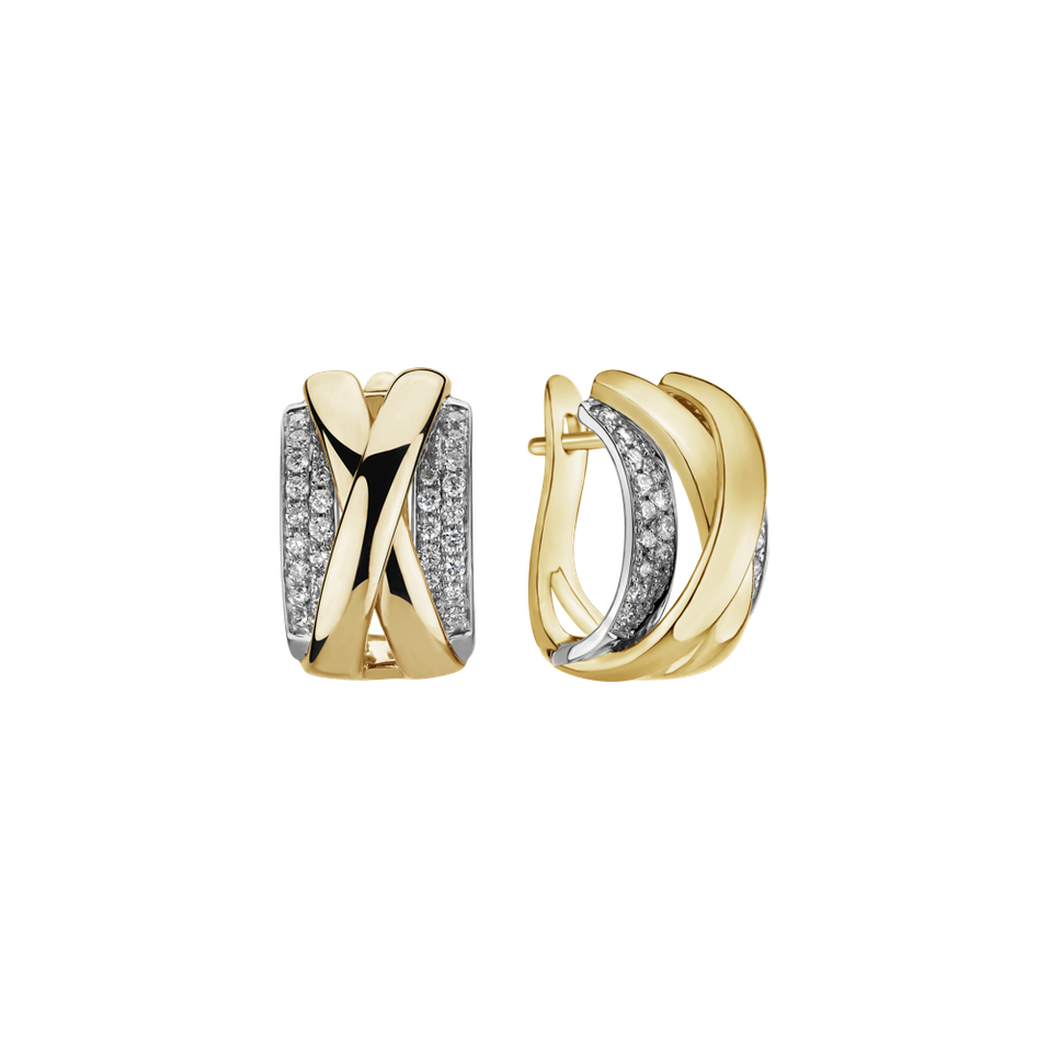 Náušnice s diamanty Galaxy Signature