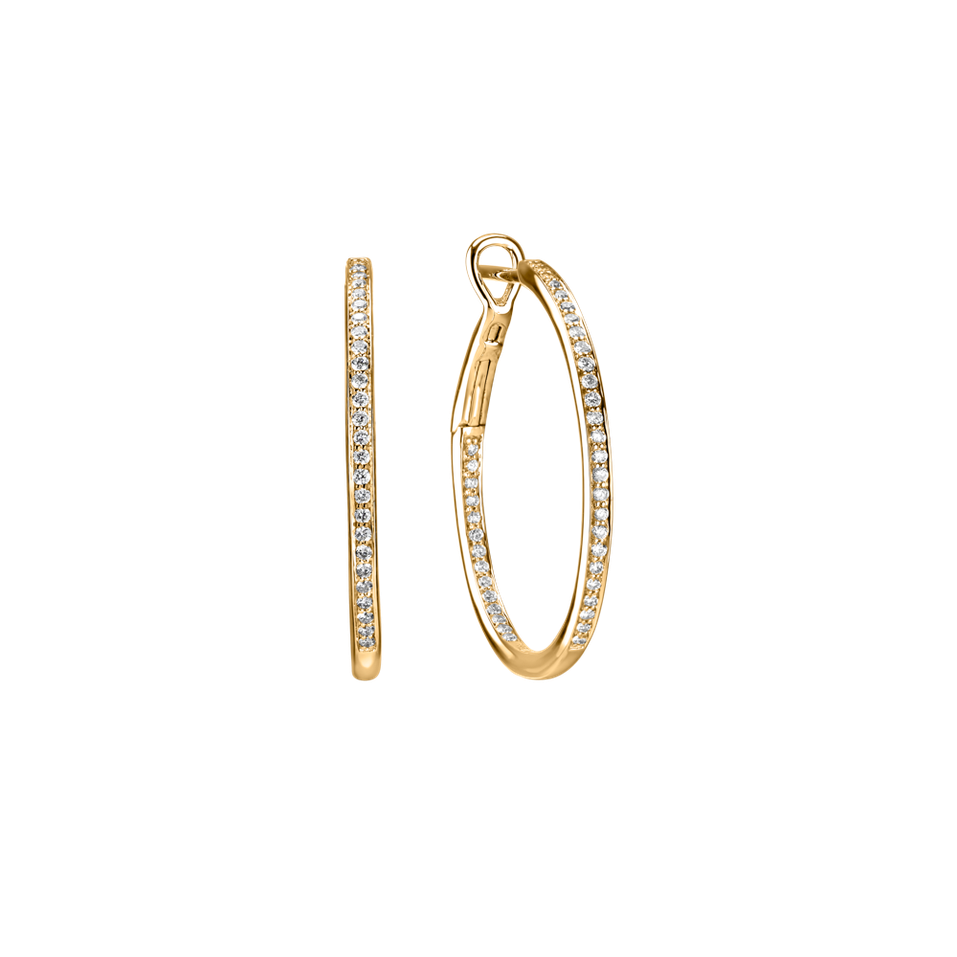 Náušnice s diamanty Sunshine Goddess