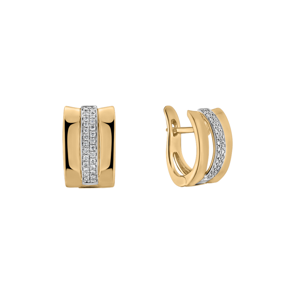 Náušnice s diamanty Dream Symetry